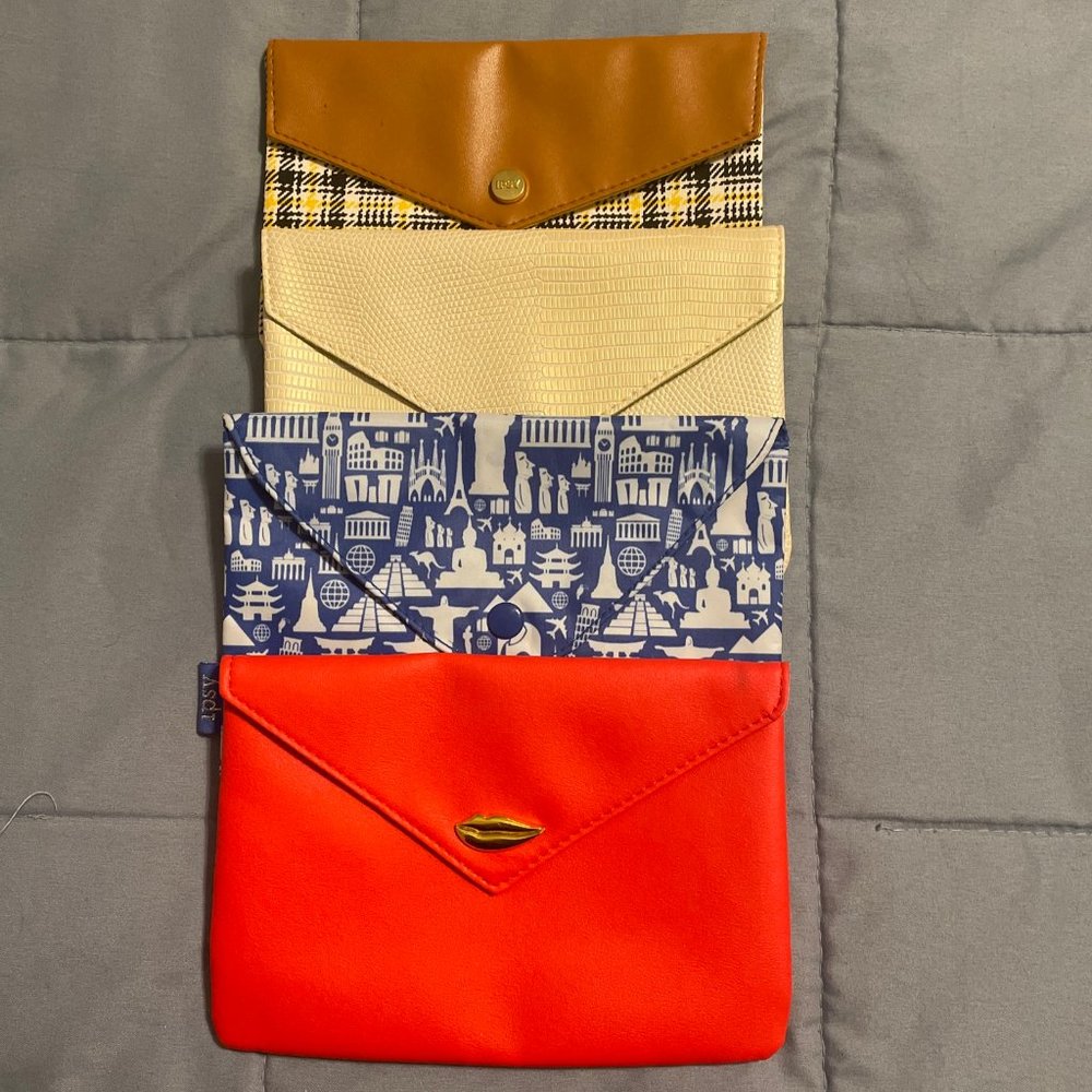 IPSY Makeup Cosmetic Bags - Lot of 4 - No Makeup Included